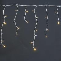 Cветодиодная гирлянда Sneha бахрома 230V теплый белый мерцающий A-056R WW/W FLASH