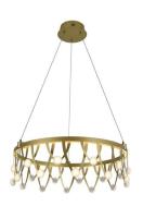 Люстра подвесная Alfa Light F3924-83 GOLD 50W Φ60*H15 0