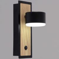 Бра Reluce 12540-0.2-01 BK+WOOD