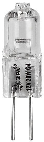 Лампа галогенная ЭРА G4 20W 2700K прозрачная G4-JC-20W-12V C0027369 Лампа галогенная ЭРА G4 20W 2700K прозрачная G4-JC-20W-12V C0027369