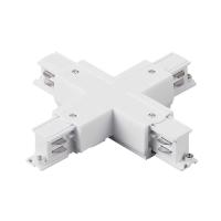 Соединение крестовое с подводом питания к треку 5040xx-(F)/(R) Quattro Lightstar 504146-FR