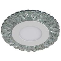 Встраиваемый светильник ЭРА с подсветкой DK LED 16 SL/WH Б0036497