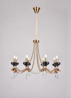 Люстра подвесная Alfa Light F1724-21 E14 Copeer+Black