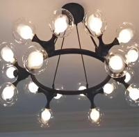 Люстра подвесная Alfa Light F3824-17 BK G9*15