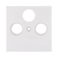 Накладка LK Studio розетки TV+FM+SAT, 2(3) отверстия (белый) LK80 845204-1
