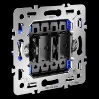 Механизм перекрестного переключателя двухклавишного 10А, S70 Voltum VLS0205M