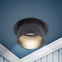 Светильник встраиваемый декоративный ЭРА DK112 BK под лампу MR16 GU5.3 черный Б0058436