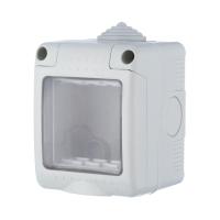 Коробка для открытого монтажа LK Studio LK45 с панелью серый 855003-1 Коробка для открытого монтажа LK Studio LK45 с панелью серый 855003-1