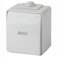 Переключатель одноклавишный с подсветкой ЭРА Эксперт 10AX 250V IP65 11-1610-03 Б0035981 Переключатель одноклавишный с подсветкой ЭРА Эксперт 10AX 250V IP65 11-1610-03 Б0035981