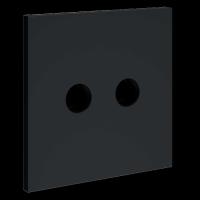 Накладка для розетки телевизионной оконечной TV+SAT S70 (графит) Voltum VLS001607