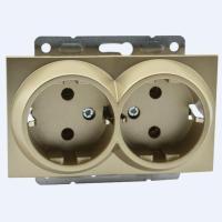 Розетка 2К+З двойная Mono Electric Despina/ Larissa 16A 250V винтовое подключение титан 500-002204-120 Розетка 2К+З двойная Mono Electric Despina/ Larissa 16A 250V винтовое подключение титан 500-002204-120