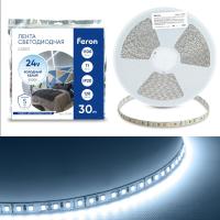 Светодиодная лента Feron 11W/m 120LED/m 2835SMD 6000К 30M LS501 53088