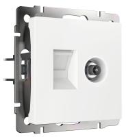 Розетка Werkel TV/RJ-45 6 кат белый W1181301 4690389174414 Розетка Werkel TV/RJ-45 6 кат белый W1181301 4690389174414