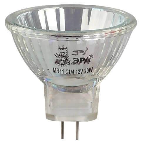Лампа галогенная ЭРА GU4 20W 2700K прозрачная GU4-MR11-20W-12V-30CL C0027361 Лампа галогенная ЭРА GU4 20W 2700K прозрачная GU4-MR11-20W-12V-30CL C0027361