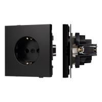 Механизм электрической розетки SCT-TENDO-MEU1-PL-BK (230V, 16A) Arlight 054079