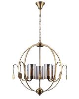 Подвесная люстра Lumien Hall Илис 3303/5H-AB-SNGD-CGC