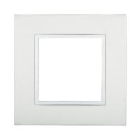 Рамка LK Studio 1-постовая из натурального анодированного алюминия LK45 854123-1