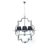 Подвесная люстра Lumina Deco Baltimore LDP 8020-4 CHR+BK