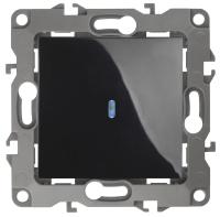 Выключатель одноклавишный с подсветкой ЭРА 12 10AX 250V 12-1102-06 Б0014638 Выключатель одноклавишный с подсветкой ЭРА 12 10AX 250V 12-1102-06 Б0014638