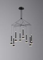 Люстра подвесная Alfa Light F3024-44 BLACK