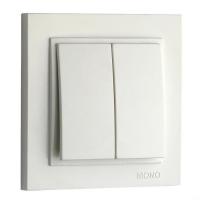 Выключатель Mono Electric Despina двухклавишный слоновая кость 102-010025-102 Выключатель Mono Electric Despina двухклавишный слоновая кость 102-010025-102