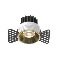 Встраиваемый светодиодный светильник Maytoni Round DL058-7W4K-TRS-BS