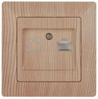 Розетка компьютерная RJ45 ЭРА Intro Solo дерево 4-303-11 Б0043388 Розетка компьютерная RJ45 ЭРА Intro Solo дерево 4-303-11 Б0043388