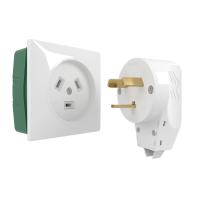 Розетка с вилкой для электроплиты Werkel 250V 32A белый W1189201 4690389170805 Розетка с вилкой для электроплиты Werkel 250V 32A белый W1189201 4690389170805