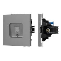Механизм компьютерной розетки SCT-TENDO-MPC1-PL-GR (RJ-45, CAT6) Arlight 054105