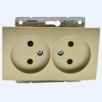 Розетка 2К двойная Mono Electric Despina/ Larissa 16A 250V винтовое подключение титан 500-002205-121 Розетка 2К двойная Mono Electric Despina/ Larissa 16A 250V винтовое подключение титан 500-002205-121