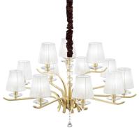 Подвесная люстра Ideal Lux Pegaso SP12 Ottone Satinato 197746