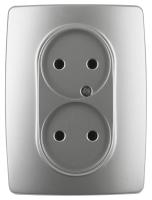Розетка ЭРА 12 2x2P 16A 250V 12-2107-03 Б0031240 Розетка ЭРА 12 2x2P 16A 250V 12-2107-03 Б0031240