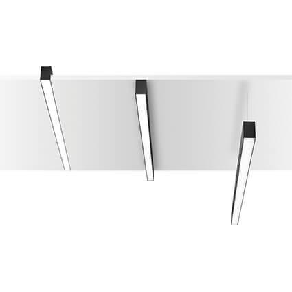 Подвесной светодиодный светильник Ideal Lux Fluo Wide 1800 4000K Bk 192628 Подвесной светодиодный светильник Ideal Lux Fluo Wide 1800 4000K Bk 192628