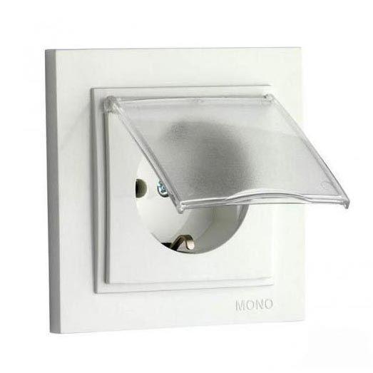 Розетка 2К+З Mono Electric Despina 16A 250V с крышкой винтовое подключение слоновая кость 102-010021-118 Розетка 2К+З Mono Electric Despina 16A 250V с крышкой винтовое подключение слоновая кость 102-010021-118