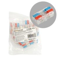 Клемма супер-компактная проходная серии 219 на 2 контакта Stekker,LD219-422, (DIY упак 10 шт) 49784 49784