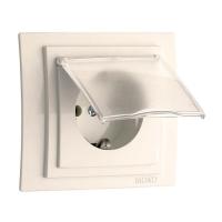 Розетка 2К+З Mono Electric Larissa 16A 250V с крышкой винтовое подключение слоновая кость 103-010121-118 Розетка 2К+З Mono Electric Larissa 16A 250V с крышкой винтовое подключение слоновая кость 103-010121-118