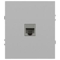 Розетка ЭРА Arktik 16-3107-03 информационная RJ45 алюминий Б0070476