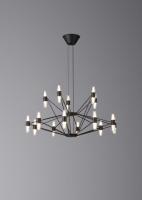 Люстра подвесная Alfa Light F3024-60 BLACK