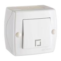 Выключатель Mono Electric Octans IP20 одноклавишный белый 104-010101-100 Выключатель Mono Electric Octans IP20 одноклавишный белый 104-010101-100