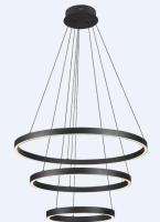 Люстра подвесная Alfa Light F3924-51 black 100W Φ80*H15 0