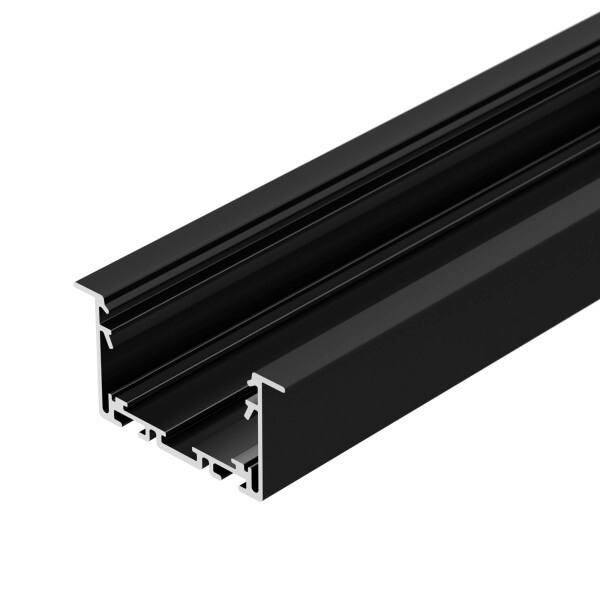 Профиль Arlight S2-LINIA69-F-2500 SEAMLESS BLACK (Arlight, Алюминий) 033534
