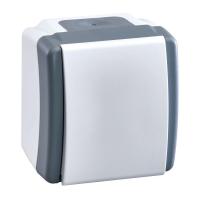 Выключатель Mono Electric Octans IP54 одноклавишный бело-серый 154-020001-100 Выключатель Mono Electric Octans IP54 одноклавишный бело-серый 154-020001-100