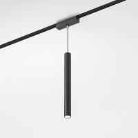 Подвесной трековый светодиодный светильник Elektrostandard Flat Magnetic Alliet 85097/01 черный a063714 Подвесной трековый светодиодный светильник Elektrostandard Flat Magnetic Alliet 85097/01 черный a063714