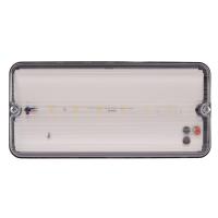 Светильник пылевлагозащищенный Uniel ULW-K25B 6W/4000K/EMG IP65 BLACK