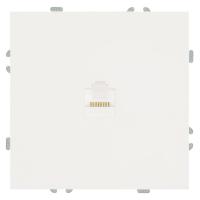 Розетка компьютерная RJ-45 Stekker Эмили белый фарфор RST00-5117-01 49873