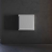 Клавиша для выключателя/переключателя одноклавишного с подсветкой, S70 (серый) Voltum VLS000216