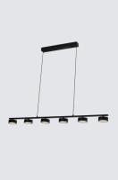 Люстра подвесная Alfa Light F3924-05 black 55W 120*10*H 120
