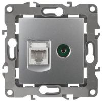 Розетка комбинированная RJ45+TV ЭРА 12 12-3110-03 Б0027443 Розетка комбинированная RJ45+TV ЭРА 12 12-3110-03 Б0027443