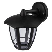 Садово-парковый светильник ЭРА «Дели 3» ДБУ 07-8-006 черный 6-гранный настенный IP44 светодиодный 8Вт 3000K Б0064274