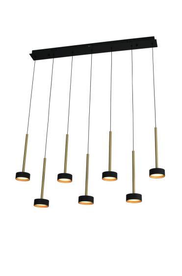 Люстра подвесная Alfa Light F3924-85 black 55W 100*10*H 150